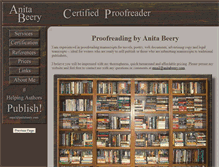 Tablet Screenshot of anitabeery.com